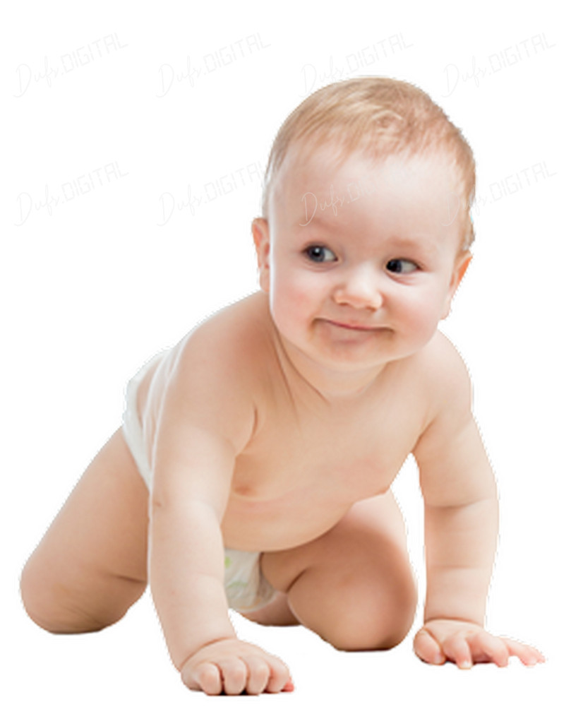 Crawling Baby Smiling