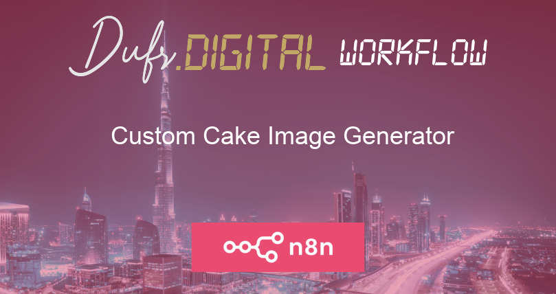 Custom Cake Image Generator