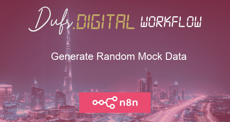 Generate Random Mock Data
