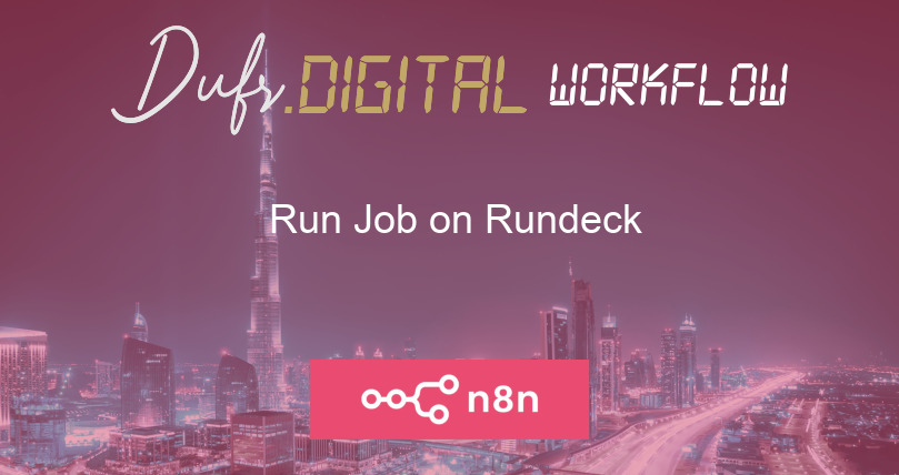 Run Job on Rundeck