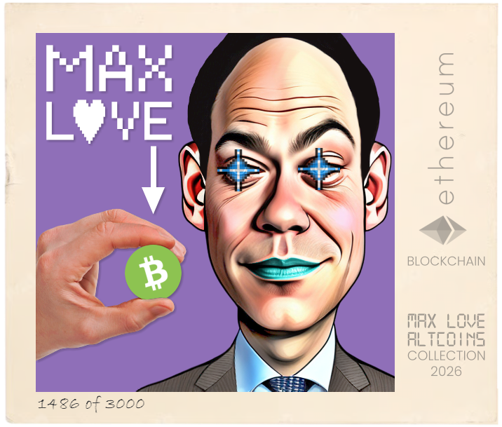 Max Love Bitcoin Cash #1486 NFT