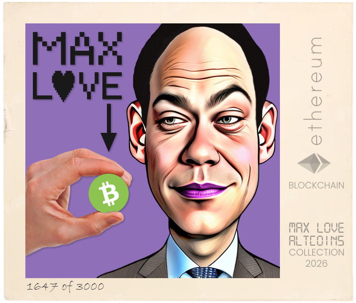 Max Love Bitcoin Cash #1647 NFT