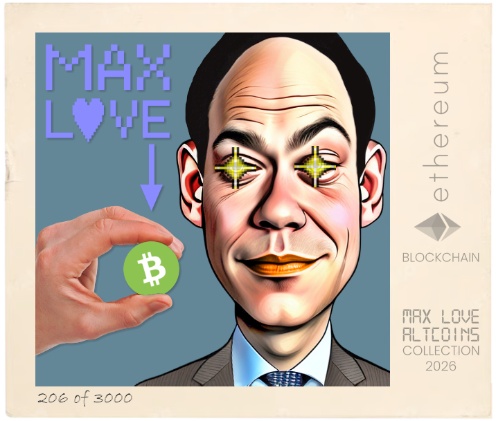 Max Love Bitcoin Cash #206 NFT