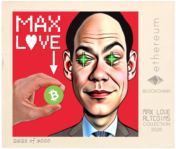 Max Love Bitcoin Cash #2621 NFT